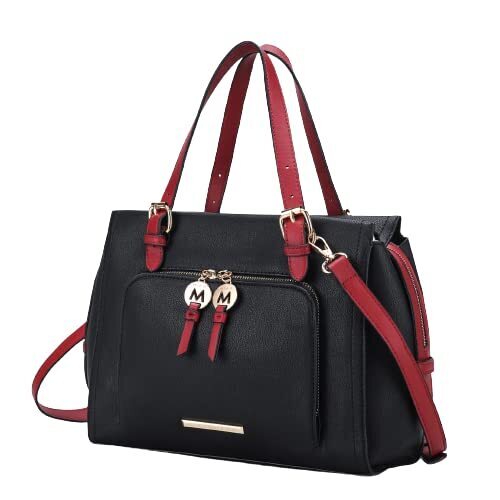 2324 Mkf Shoulder Bag Pu Leather Crossbody Satchel Handbag Purse Lady